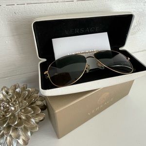 Versace Aviator Sunglasses